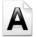 Icon for ascii file